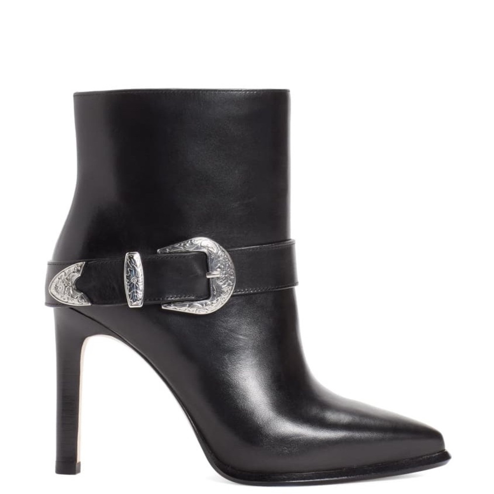 PAIGE Black Leather Booties Holly Bootie Boots! 👢